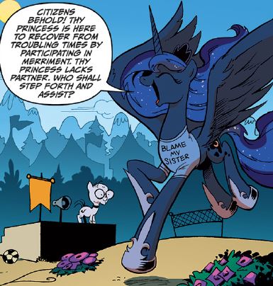 Princess Luna comic version