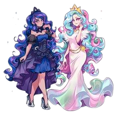 Royal Sisters Human Figure Style